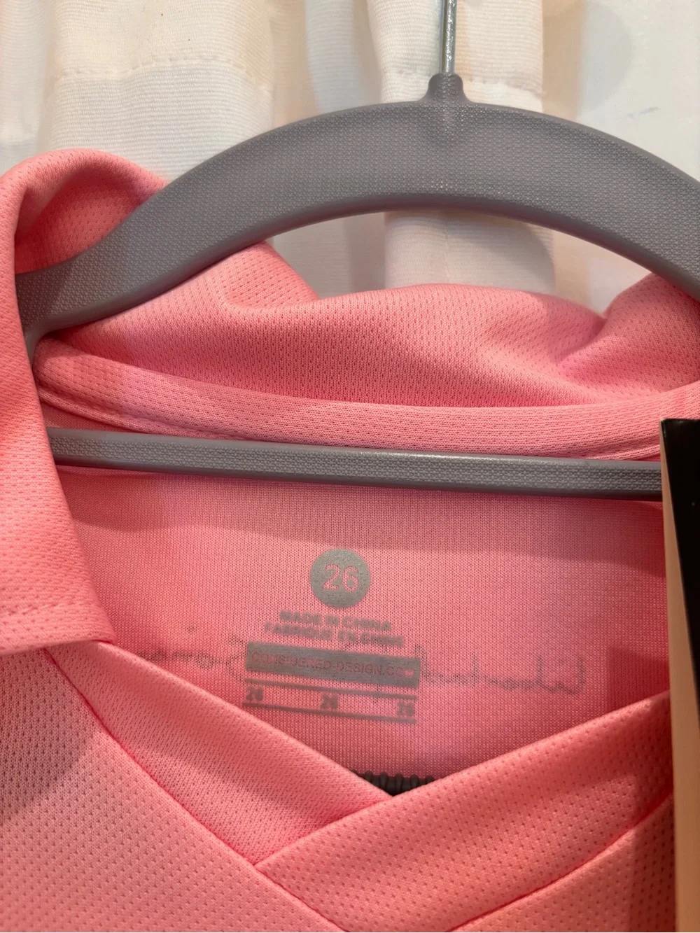 miami Pink Soccer Set Jersey & Shorts with Black Tag and Embroidered Crest